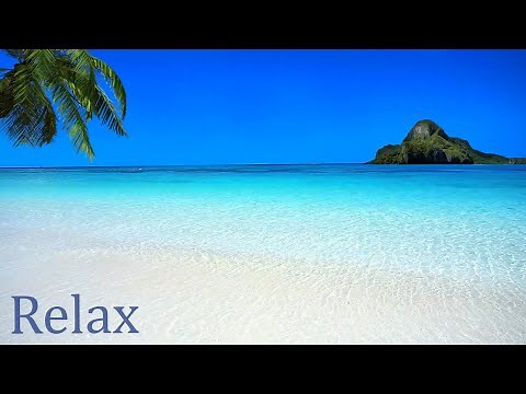 Relax your Heart 🌴 - Relaxing Sound of the Calm Ocean Waves with Sunny Beach - Chill out Deeply.