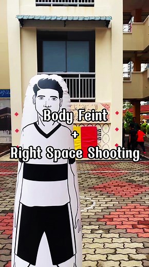 Body Feint Right Space Shooting - Handball Training Tutorial