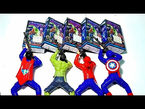 AVENGERS TOYS / ACTION FIGURE/ UNBOXING/ CHEAP PRICE/ IRONMAN,HULK, CAPTAINAMERICA SPIDER-MAN