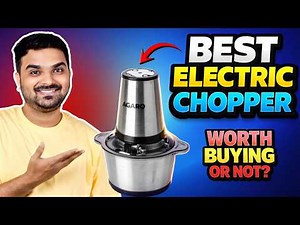 Best Electric Chopper for Indian Kitchen 2026 | AGARO Delite Chopper Honest Review