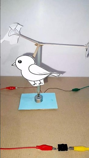 Birds Chirping 🐦 demo using DC Motor | STEM project for school kids class 1