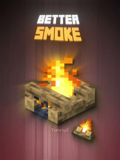 Minecraft Better Chimney Smoke | #minecraft #mods #fyp #viral