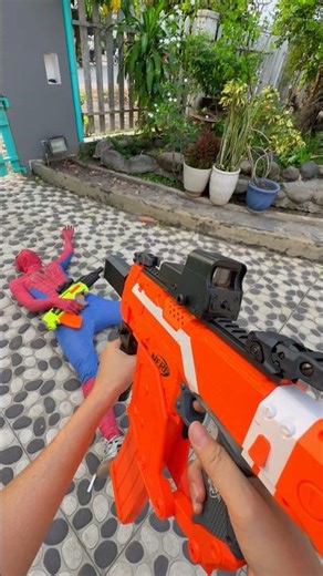 Spider-man Nerf Gun : Nerf Fps #spiderman #nerfgun #nerffps