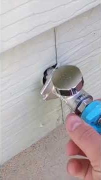 Fixing water spigot