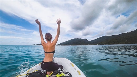 SCUBA Adventures & Plastic Heartbreak || Huahine, Society Islands French Polynesia