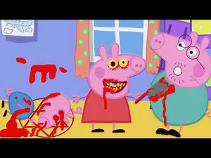 PEPPA EXE and George Play Lights Off SCARY - Peppa Pig Horror