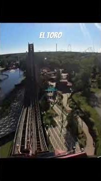 On ride POV of El Toro at Six Flags New Jersey