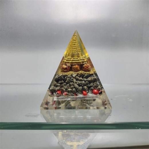 Golden Meru Shree Yantra Orgone Pyramid – Energy Generator for Prosperity, Meditation, Protection & Chakra Balancing Spiritual Decor - Etsy