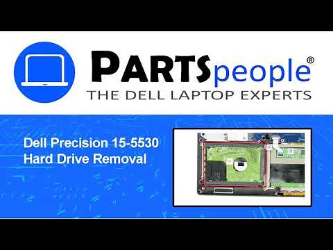 Dell Precision 15-5530 (P56F002) Hard Drive How-To Video Tutorial