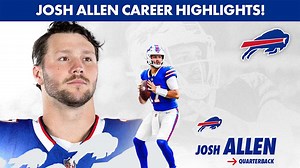 Relive MVP QB Josh Allen's Career Highlights After He Reached An Agreement On A New Deal To Keep Him In Buffalo Through 2030!