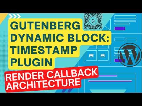 Timestamp dynamic plugin - Gutenberg block
