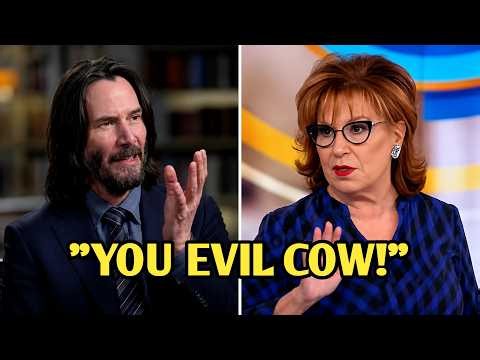 Keanu Reeves Makes Joy Behar QUIT LIVE On The View After Heated Clash | Shocking TV Moment