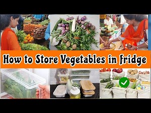 How to store vegetables in fridge🌟| vegetable storage tips & Ideas |Best storage containers #tips