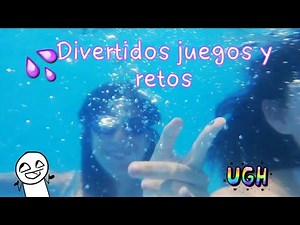 Divertidos juegos y retos en la piscina!!