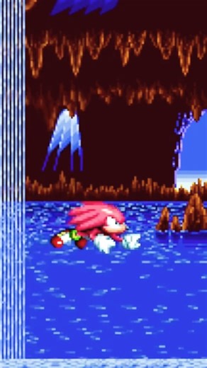 Knuckles Vs water 🌊