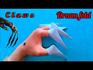 "How to Make Epic Origami Claws (Easy Tutorial!)