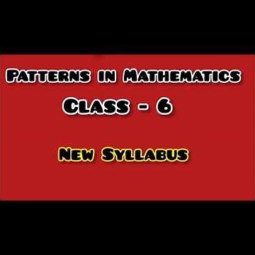 Mathematical Patterns Part 2 ‪@meumaths4030‬
