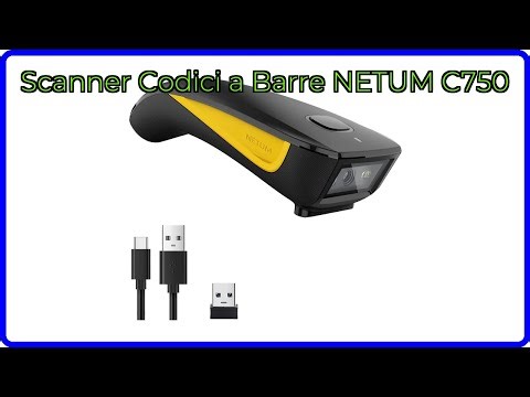 RECENSIONE (2025) : Scanner Codici a Barre NETUM C750. DETTAGLI ESSENZIALI