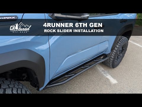 CAtuned Off-Road | Toyota 4Runner 6th Gen Rock Sliders Install