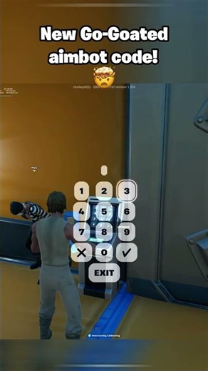 AIMBOT CODE FOR GO-GOATED🤯💀 #fortnite #fortniteclips #gaming