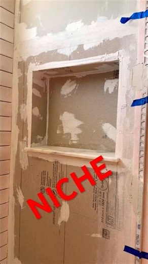 Working on a custom marble niche shelf!