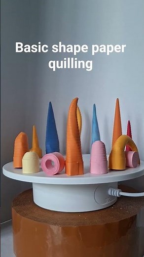 Basic shape paper quilling