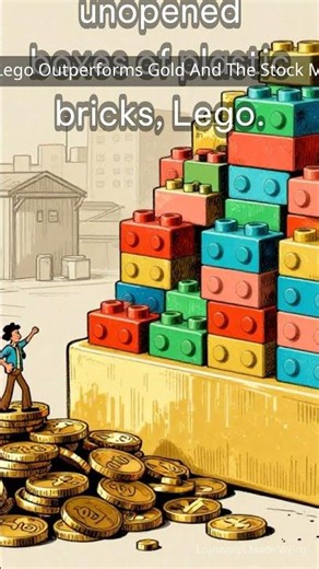 Why Lego Outperforms Gold And The Stock Market #Shorts