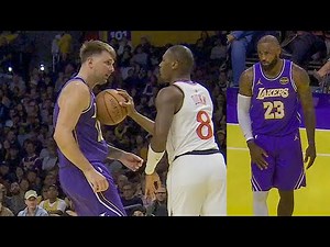 Kris Dunn SHOVES the ball into Luka’s chest and gets EJECTED 😱