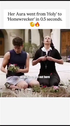 Humor Hub on Instagram: "​We have all encountered that specific "Pick Me" energy where a girl claims she is "just one of the guys" or a "platonic bestie," but instantly transforms into a jealous villain the second another woman enters the chat. This viral clip featuring Olivia Wilde as a chaotic nun is the ultimate visual representation of the "Girl Best Friend" trope gone wrong. Whether it’s passive-aggressive compliments, stealing your lip gloss, or whispering unhinged threats while smiling, t