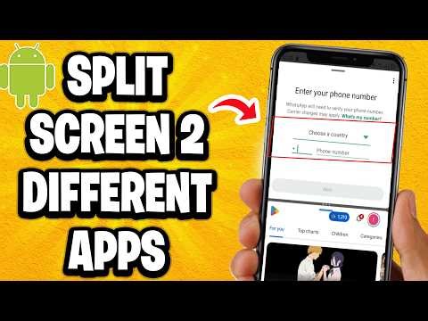 How to Split Screen 2 Different Apps at Once on Android Phone (Best Method)