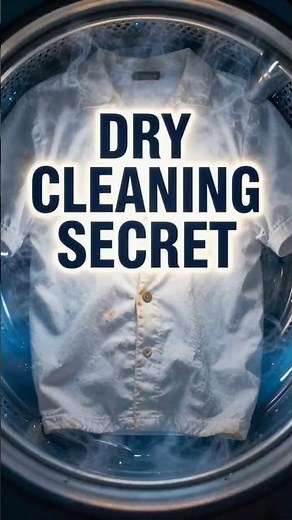 How Dry Cleaning Works (Without Water!)