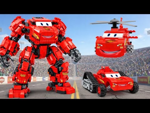 Building the Lightning McQueen Mech Using LEGO | ROBO Bricks