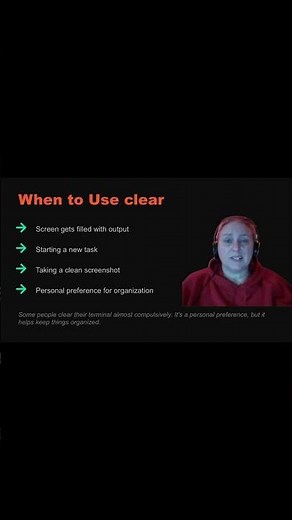 When to Use the clear Command in Linux