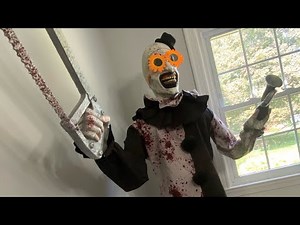Party City Terrifier “Art the Clown” Animatronic tutorial / review