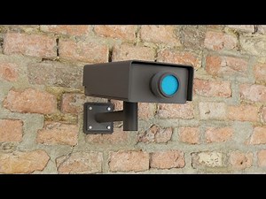CCTV camera scene Blender Tutorial