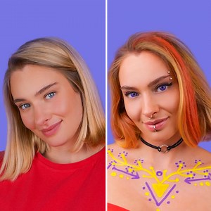 4.5M views · 3.6K reactions | Piercings and tattoos that actually look real! Try this amazing alternative style! | 5-Minute Crafts Family | Facebook