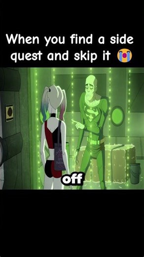 When you find a side quest and skip it 😭#youtubeshorts #shorts #batman #superman #dccomics #gaming