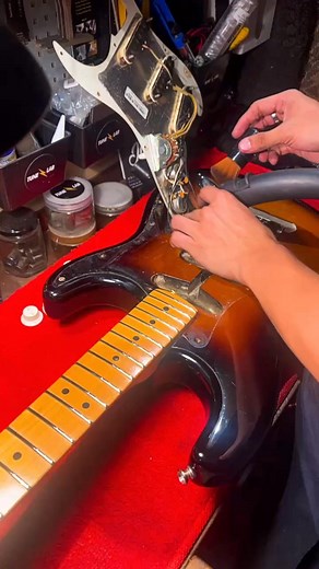 129K views · 364 reactions | Fender strat on our work bench. | TUNE LAB | Facebook