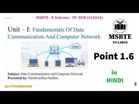 1.6 Classification Of Network: LAN, WAN,MAN |Unit 1 DCN MSBTE K Scheme SY | 314318| Complete Unit
