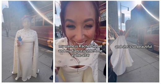 We're Not Sure How She Did It but This Bride Looks Happy After Being Left at the Altar