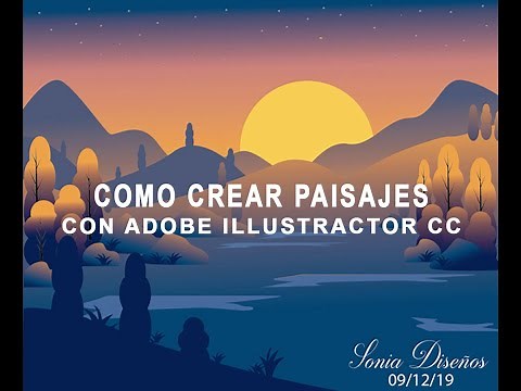 Como Crear un Paisaje en Adobe Illustrator CC