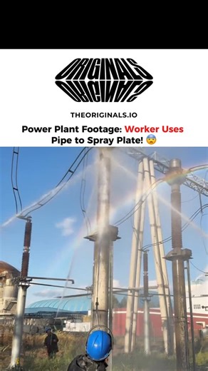 Great minds🧠 on Instagram: "Have you ever wondered what really happens behind the scenes at a power plant? This footage shows a worker carefully spraying water from a pipe onto a plate—a task that might look simple but is actually crucial for testing, safety, and efficiency. In many industrial and power plant settings, workers need to ensure that pipes, nozzles, and water flow systems are functioning correctly. Spraying water onto a plate is a way to check pressure, detect leaks, and measure th