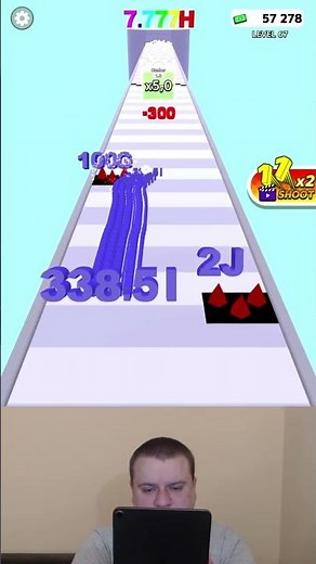 Number Merge Run : Shooting ❗Level 67❗#shorts #games #NumberMergeRun