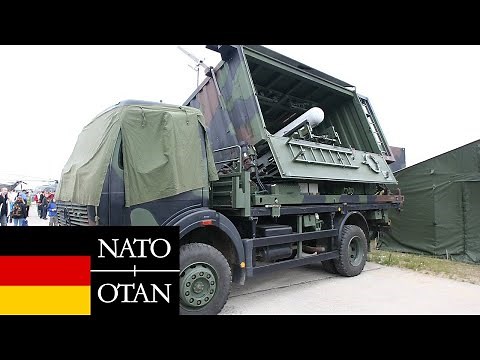 German Army, NATO. Rheinmetall KZO Unmanned Aerial Vehicle In Action.