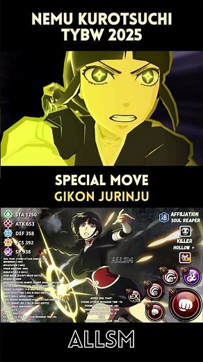 Nemu TYBW 2025 Gikon Jurinju Bleach Brave Souls #bleach #anime #nemu