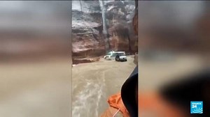 Jordan flooding: Ancient city of Petra sees heavy rainfall