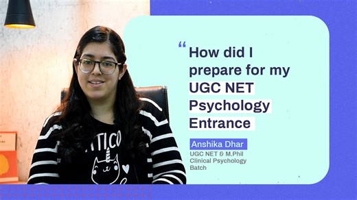 Congratulations to Anshika Dhar for cracking UGC NET Psychology...