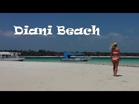 Diani beach Drone 4K drone aerial view Kenya