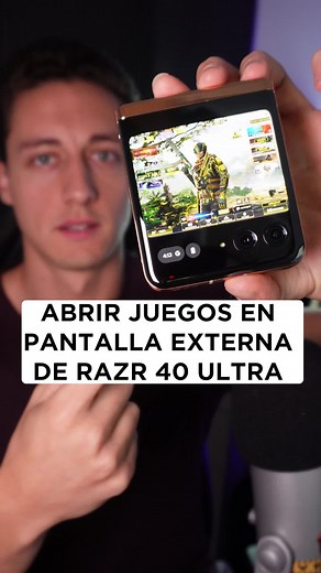 Cómo configurar la pantalla externa en el Motorola Razr 40