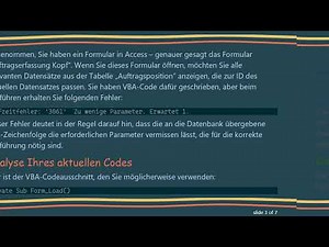 Lösung für „Recordset mit SQL-Anweisung erstellen“ in Access VBA
